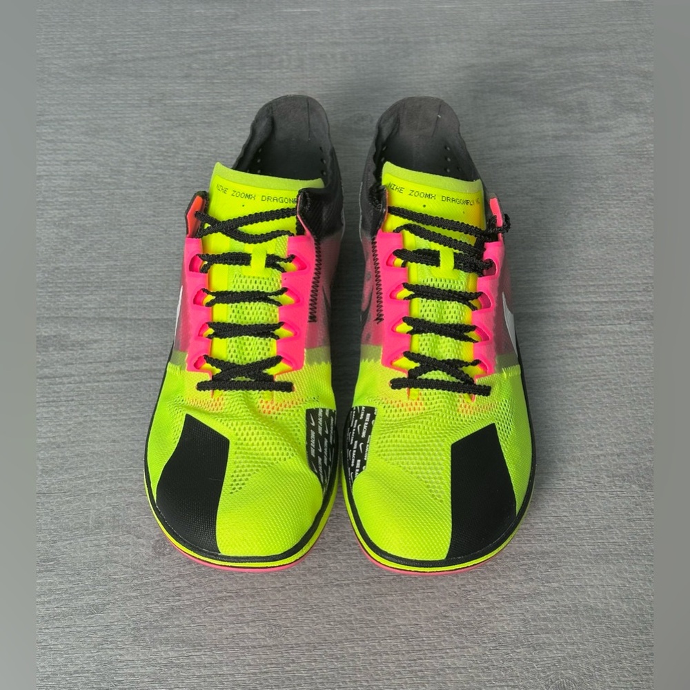 NIKE ZOOMX DRAGONFLY XC cross country shoes size 11.5 neon NEW no box